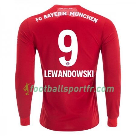 Tenue Bayern Munich Robert Lewandowski 9 Domicile 2019-2020 Maillot de Foot ML